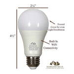 LED Smart Bulb - A19 E26 Dimmable Lightbulb