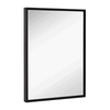 Clean Large Modern Black Frame Wall Mirror 22" x 30"