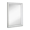 Large Framed Wall Mirror with Angled Edge Mirror Frame