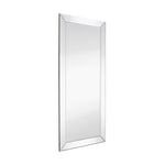 Large Framed Wall Mirror with Angled Edge Mirror Frame