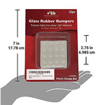 Premium Rubber Bumpers for Glass Stone Tile & Drawers