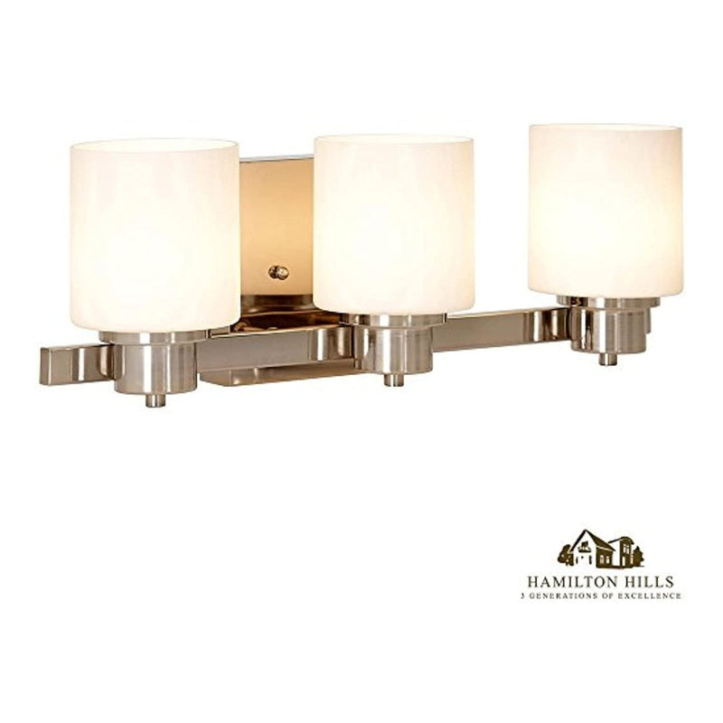 Traditional Polished Nickel Three Light Wall Sconce