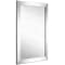 Large Flat Framed Wall Mirror with 2 Inch Mirror Frame