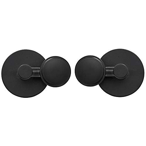 Round Black Pivot Mirror Hardware Tilting Anchors for Mirror or Picture Glass or Plexiglass