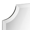 Large Beveled Scalloped Edge Rectangular Wall Mirror (30" x 40")