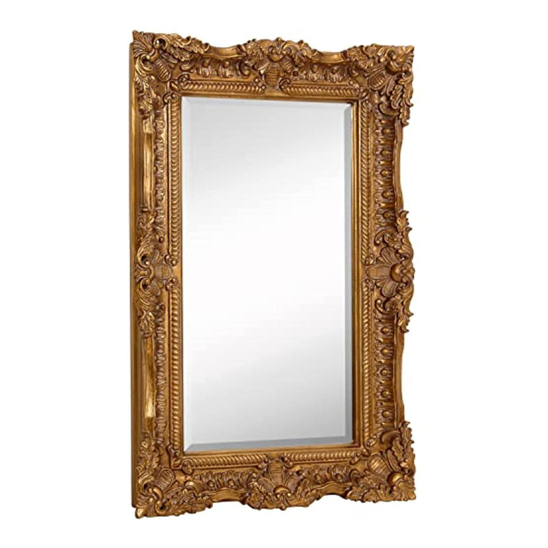 Large Ornate Gold Baroque Frame Mirror (24" x 36")