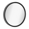 Clean Large Modern 18" Black Circle Frame Wall Mirror