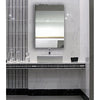 Large Simple Rectangular Streamlined 1 Inch Beveled Wall Mirror (24"W x 36"H)