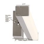 24" Thin Rectangular Bar Modern LED Vanity Light