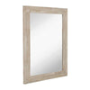 White Washed Wood Framed Mirror 30" x 40" Vanity Mirror