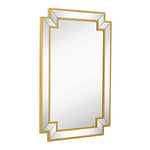 Gold Frame Rectangular Wall Mirror - 24x36 Large Decorative Beveled Mirrors