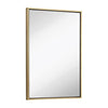 Clean Large Modern Frame Gold Leaf Wall Mirror  24" x 36"