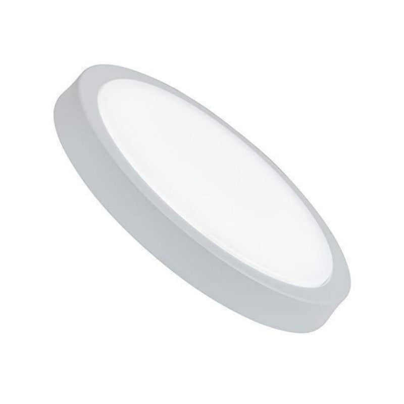 New Round Smart Flush Ceiling Light LED Puck Shaped 12" White